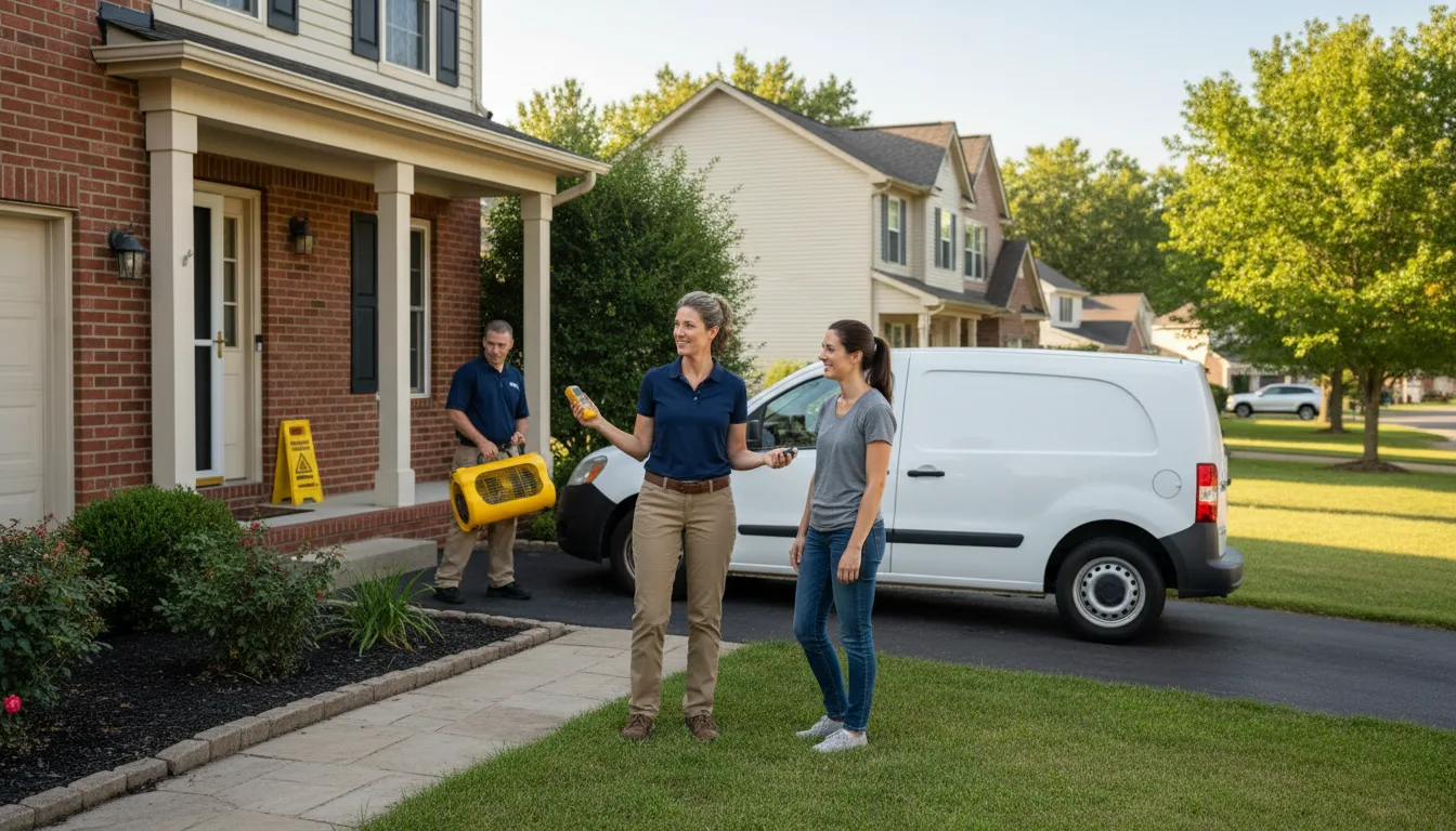 Water restoration image for Dehumidification And Cleanup Services in New Castle, DE